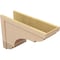 Ekena Millwork 12"W x 36"D x 24"H Classic Bryant Rough Cedar Woodgrain TimberThane Corbel, Primed Tan CORUR12X36X24BRYRCPR - alternate 2